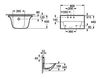 Раковина подвесная ROCA Ceramic A327580000 Современный / Скандинавский / Модерн