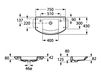 Раковина подвесная ROCA Ceramic A327889000 Современный / Скандинавский / Модерн