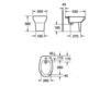 Биде напольное ROCA Ceramic A355394000 Современный / Скандинавский / Модерн