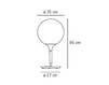 Лампа настольная Artemide S.p.A. 2013 1049010A Современный / Скандинавский / Модерн