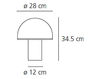 Лампа настольная Artemide S.p.A. 2013 A006500 Современный / Скандинавский / Модерн