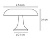 Лампа настольная Artemide S.p.A. 2013 0056050A Современный / Скандинавский / Модерн