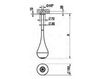 Лейка душевая потолочная GOCCIA Gessi Spa Bathroom Collection 2012 33752 Chrome Современный / Скандинавский / Модерн