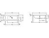 Ванна Duravit D-code 700097 00 0 00 0000 Современный / Скандинавский / Модерн