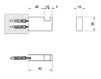 Крючок RETTANGOLO Gessi Spa Bathroom Collection 2012 20921 Chrome Современный / Скандинавский / Модерн