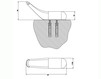 Крючок Le Terre Gessi Spa Bathroom Collection 2012 38121 031 Хром Современный / Скандинавский / Модерн