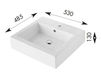 Раковина подвесная Olympia Ceramica Linea Lavabi 31.VE Современный / Скандинавский / Модерн