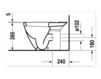 Унитаз напольный Duravit Starck 2 023809 00 00 Современный / Скандинавский / Модерн