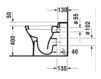 Унитаз напольный Duravit Puravida 213209 00 00 Современный / Скандинавский / Модерн