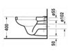 Унитаз подвесной Duravit Foster 017509 00 00 Современный / Скандинавский / Модерн