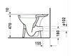 Унитаз напольный Duravit Duraplus 023009 00 00 Современный / Скандинавский / Модерн
