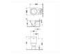Унитаз напольный Duravit Duraplus 022901   00 Современный / Скандинавский / Модерн