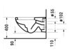 Унитаз подвесной Duravit Architec 254609 00 00 Современный / Скандинавский / Модерн