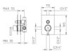 Встраиваемый смеситель Palazzani Formula Elle 771020 Современный / Скандинавский / Модерн