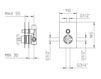 Встраиваемый смеситель Palazzani Formula Multi 621090 Современный / Скандинавский / Модерн