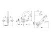 Смеситель для ванны Cristal et bronze Mixer Sets 25389 Современный / Скандинавский / Модерн