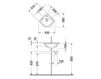 Раковина подвесная Duravit Starck 3 075244 00 00 Современный / Скандинавский / Модерн