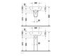 Раковина подвесная Duravit D-code 231055 00 002 Современный / Скандинавский / Модерн