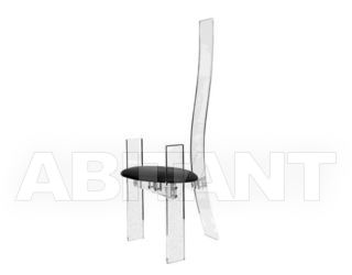 Стул с подлокотниками BERDONDINI AB 1926 1970 LUCITE mod. 1970 short