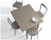 Стол обеденный Cancio Muebles 2011 Bambola Minor Минимализм / Хай-тек