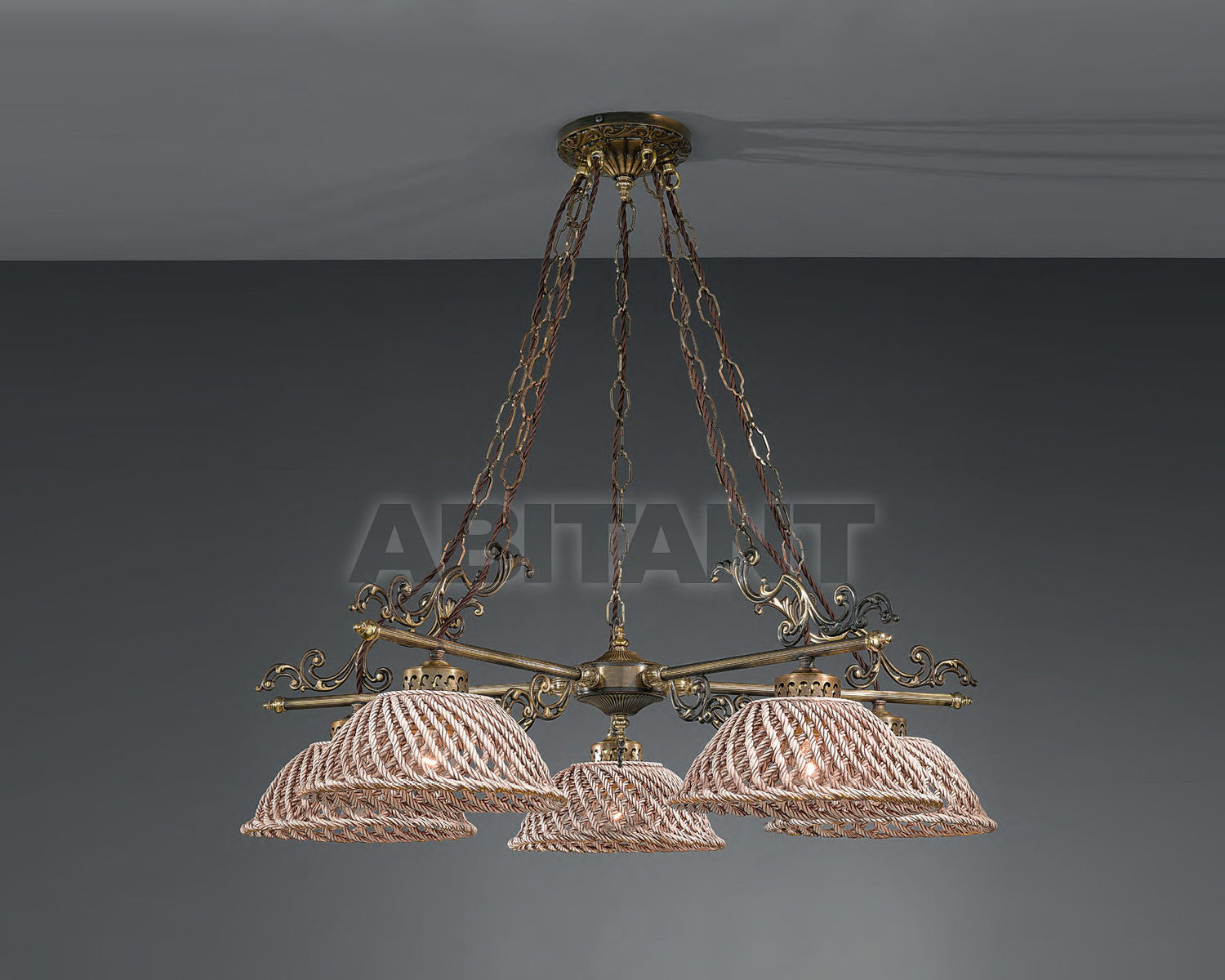 Купить Люстра La Lampada 2014 L 664/5.40 Antique