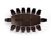 Стол для конференц-залов Codutti Spa Alfaomega Packages 15 Oval-shaped meeting table Лофт / Фьюжн / Винтаж / Ретро