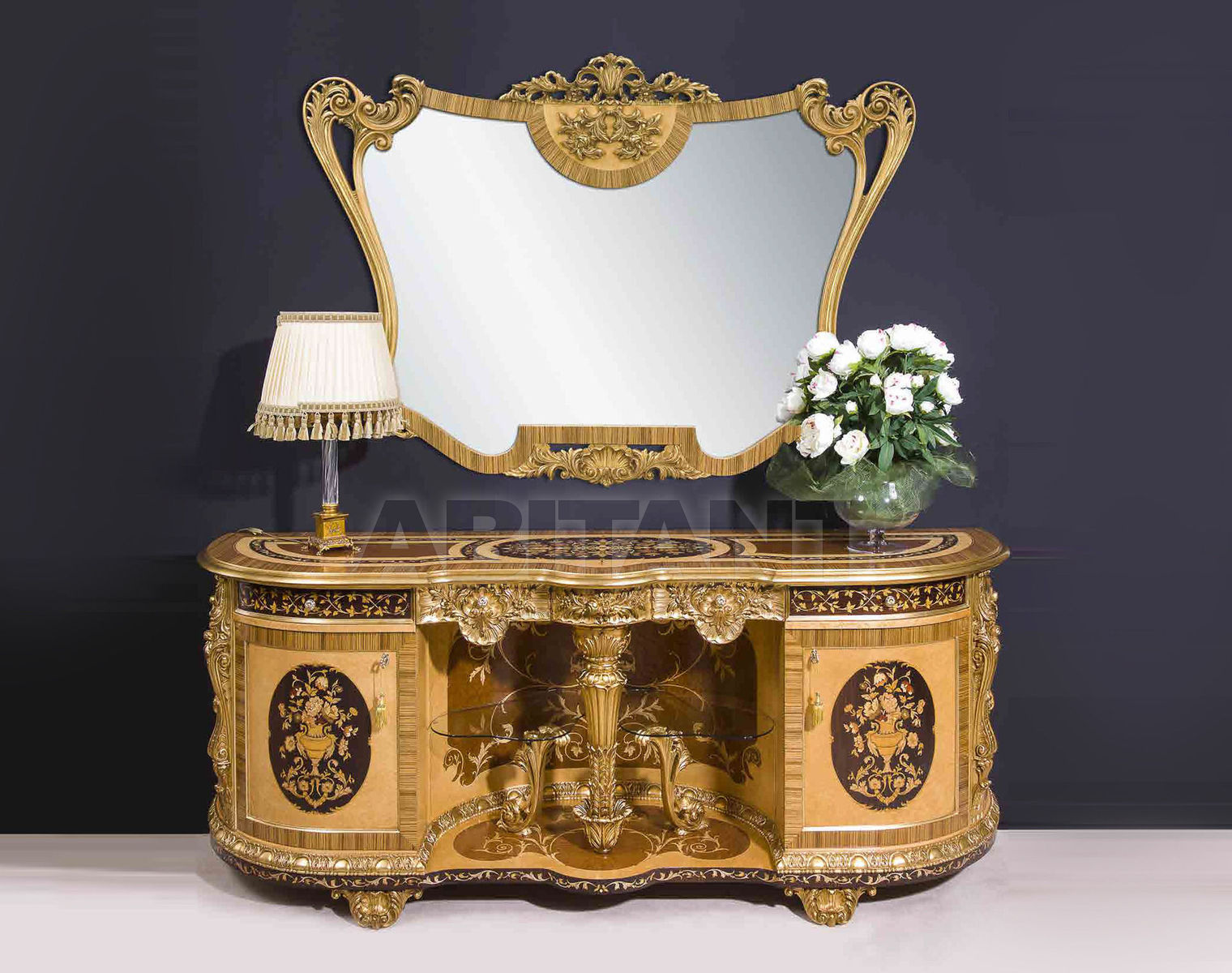Купить Композиция Stil Salotti di Origgi Luigi e Figli s.n.c. 2013 Queen Sideboard+Mirror