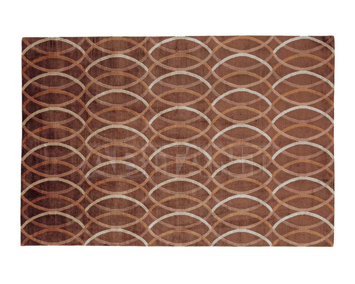Купить Ковер современный The Rug Company Allegra Hicks Infinity Brown Wool & Silk
