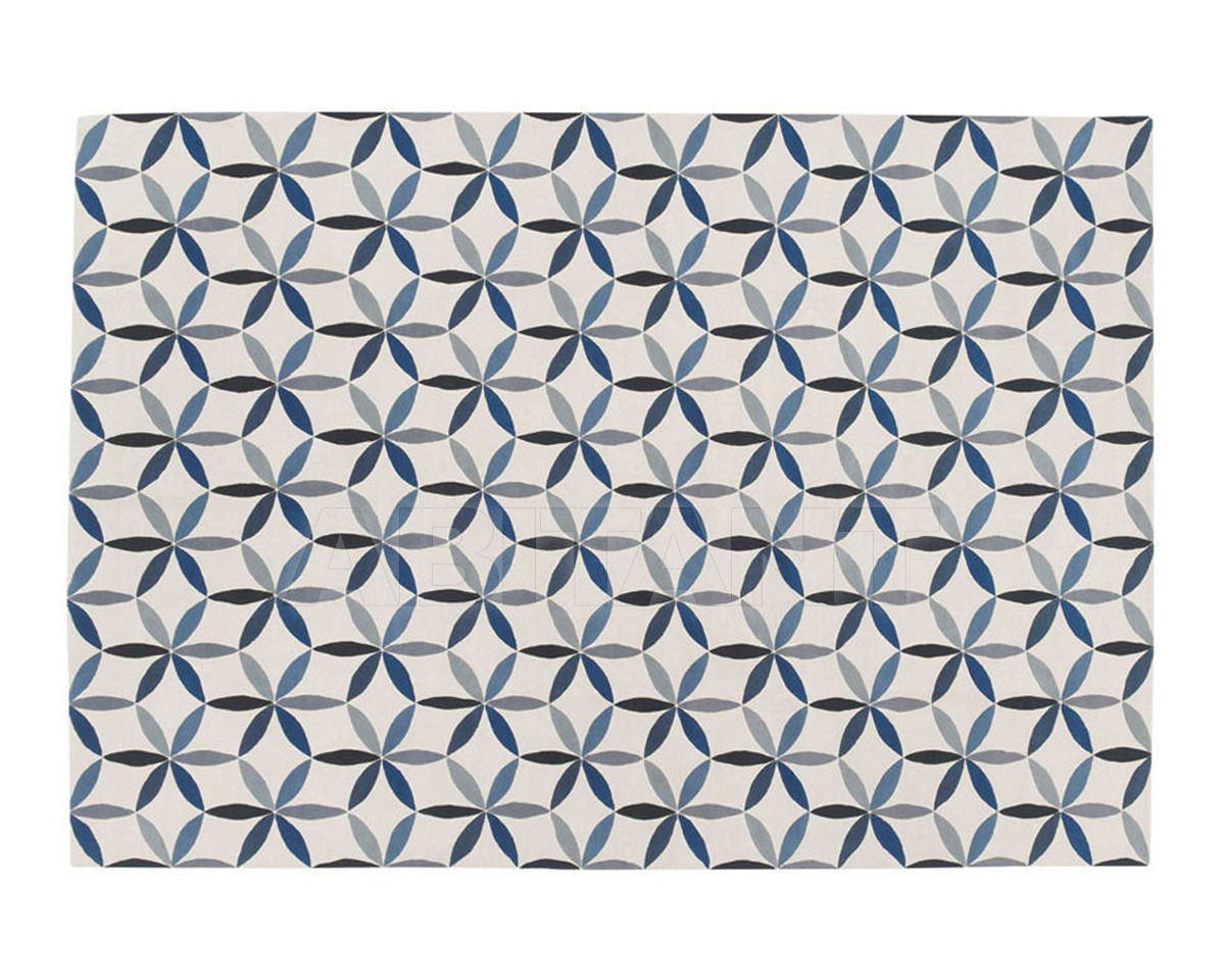 Купить Ковер современный The Rug Company Edward Barber & Jay Osgerby Starflower Blue