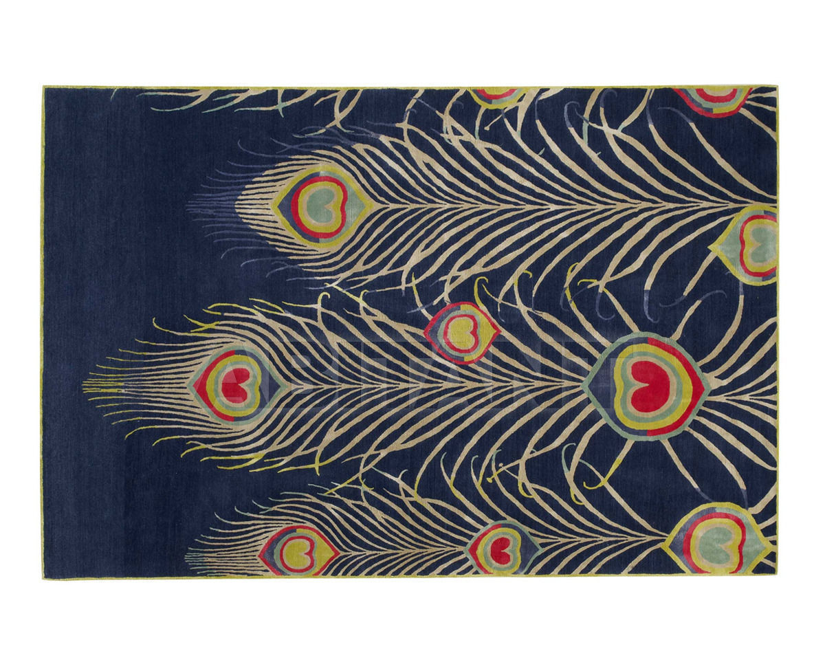 Купить Ковер современный The Rug Company Matthew Williamson Peacock Dark