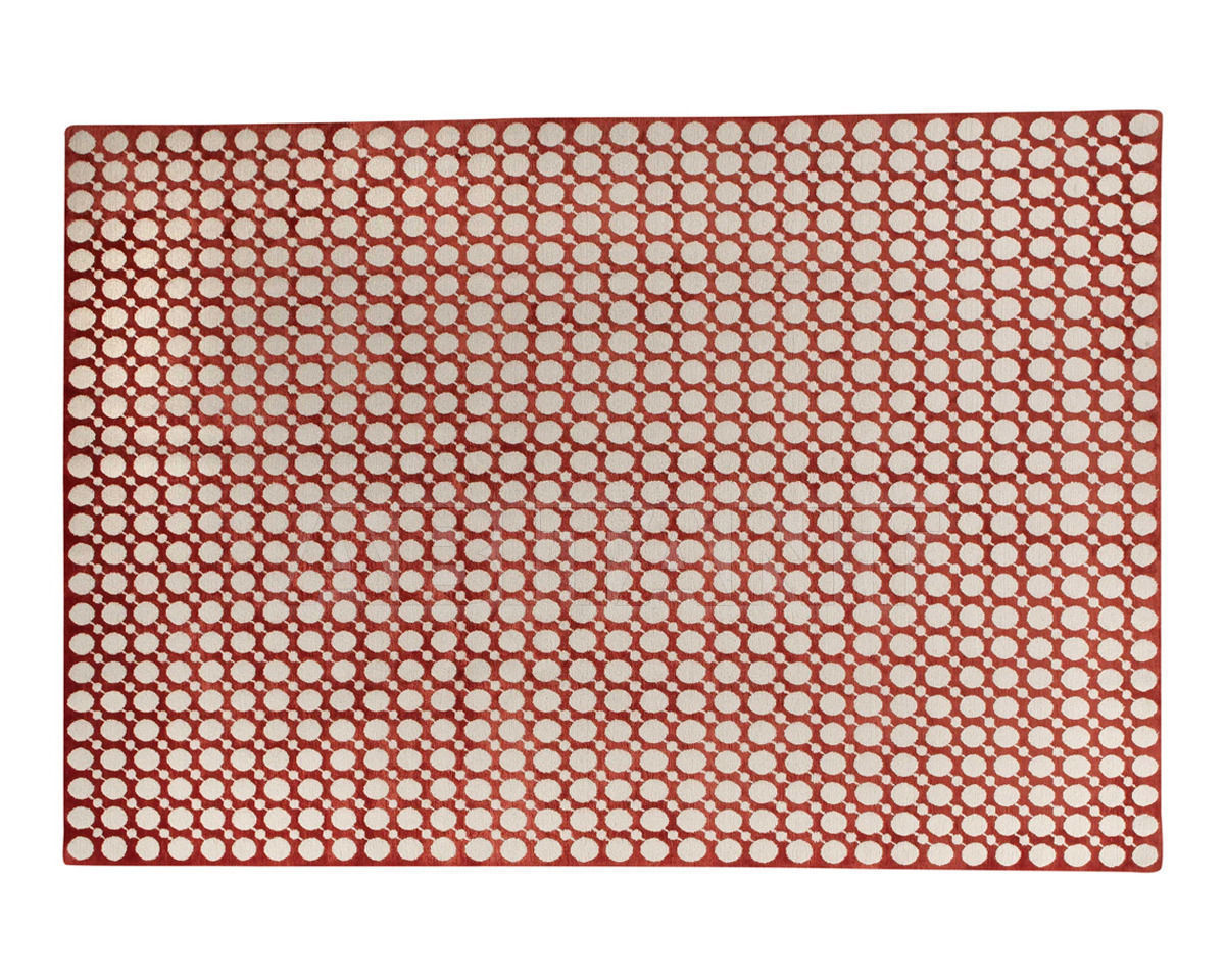 Купить Ковер современный The Rug Company Neisha Crosland Diagonal Bead Red