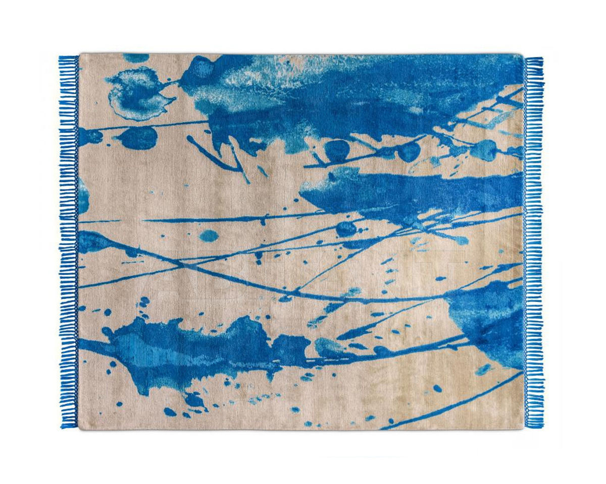 Купить Ковер дизайнерский Rug Star Love Stories Splash No. 3C | ElectricBlue_Doma_BG | SilkFringes