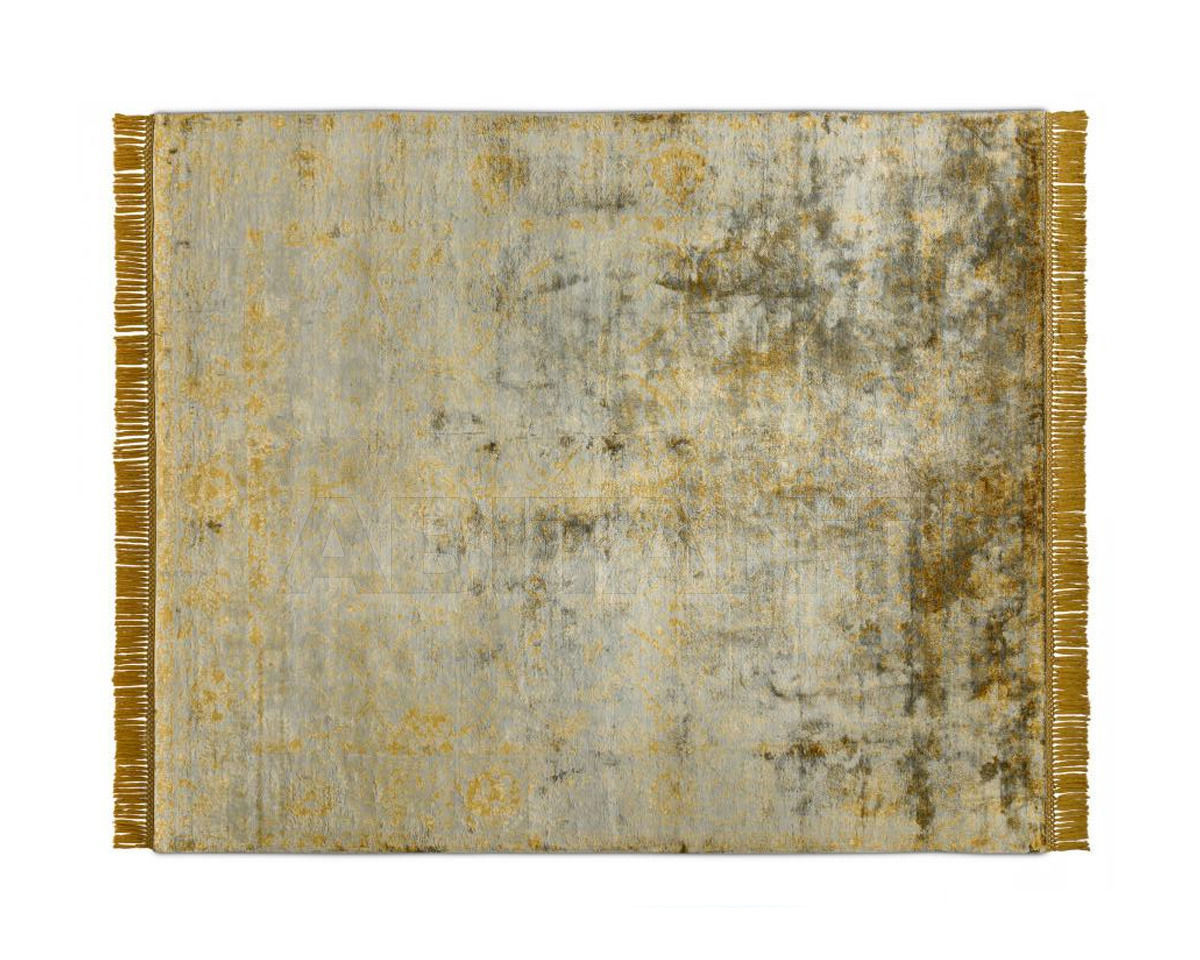 Купить Ковер современный Rug Star Persia/rajasthan Rajasthan Supreme No. 03 | LessObviousGold on GreyGreen | SilkFringes