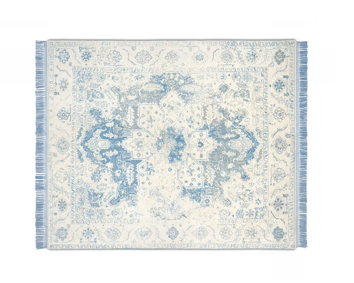 Купить Ковер современный Rug Star Persia/rajasthan Rajasthan No. 05 | LightBlueGrey | SilkFringes