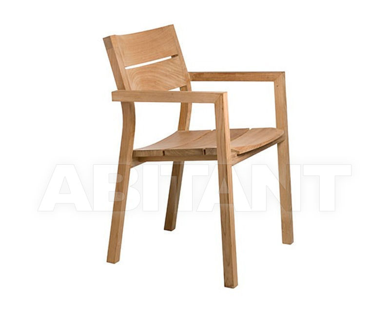 Купить Стул с подлокотниками Tribu Kos Teak 04018