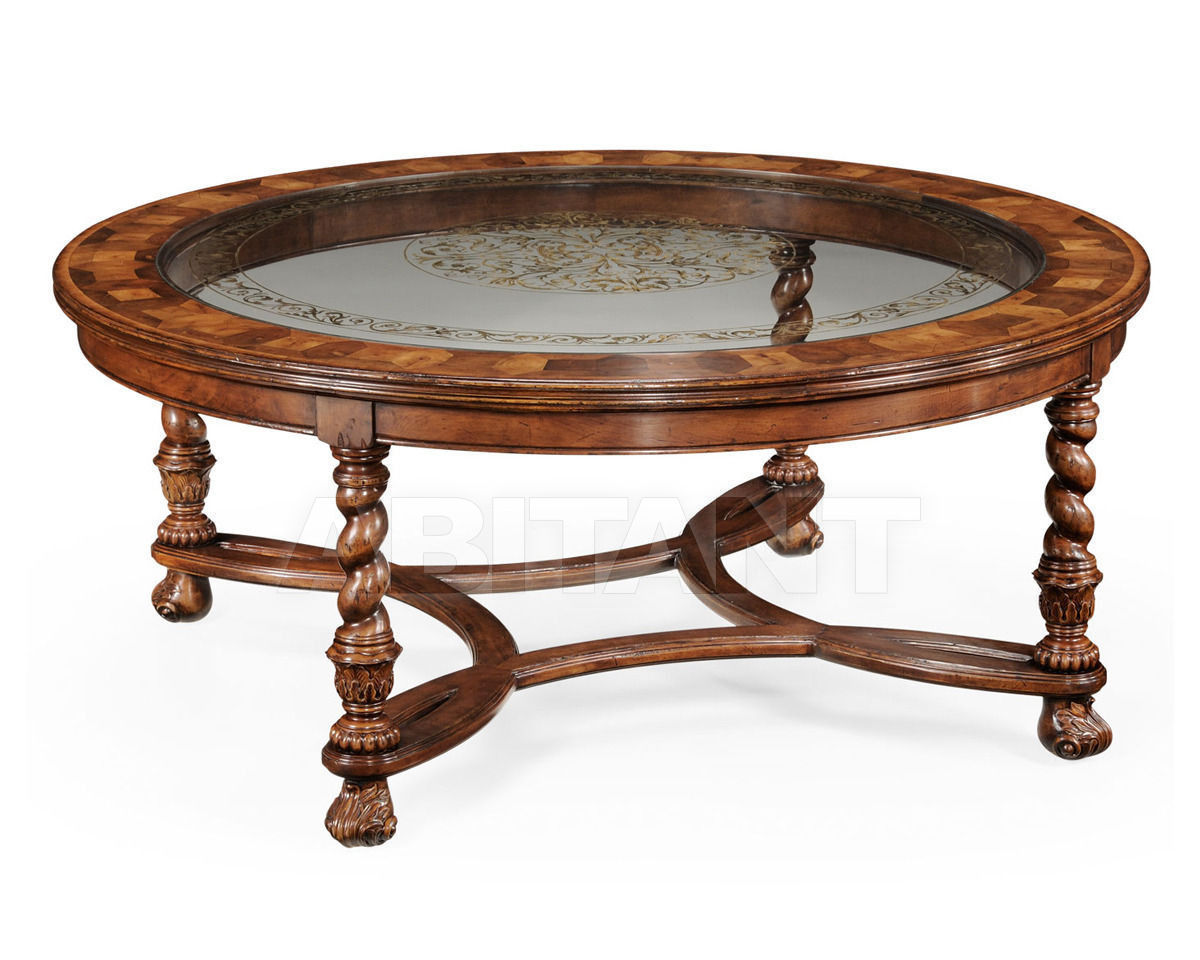 Купить Столик кофейный Oyster & eglomise Jonathan Charles Fine Furniture Windsor 493849-WAL