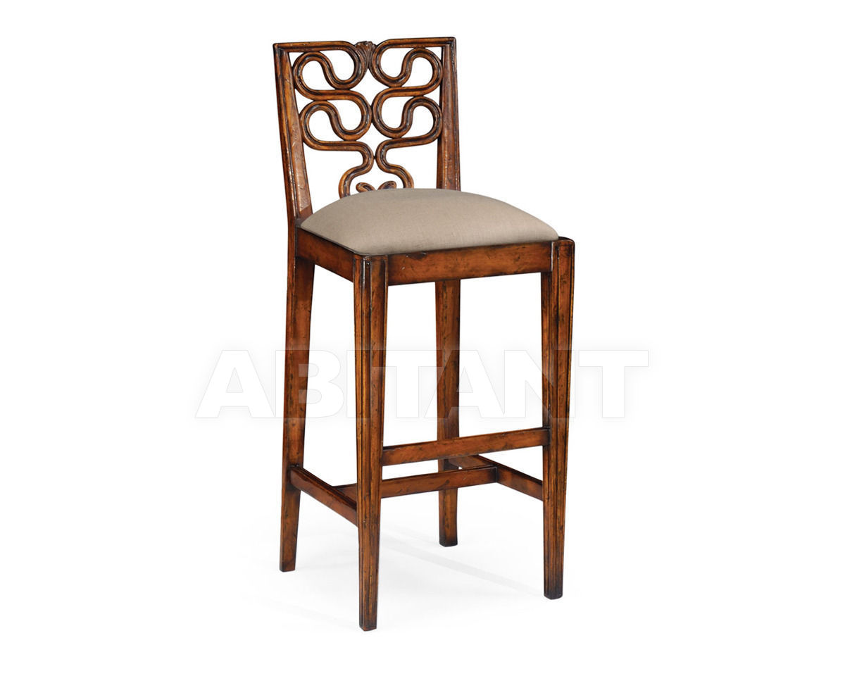 Купить Барный стул Serpentine Jonathan Charles Fine Furniture Windsor 492585-BS-SC-WAL-F001