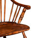 Стул с подлокотниками Windsor Jonathan Charles Fine Furniture Country Farmhouse 492578-WAL Лофт / Фьюжн / Винтаж / Ретро