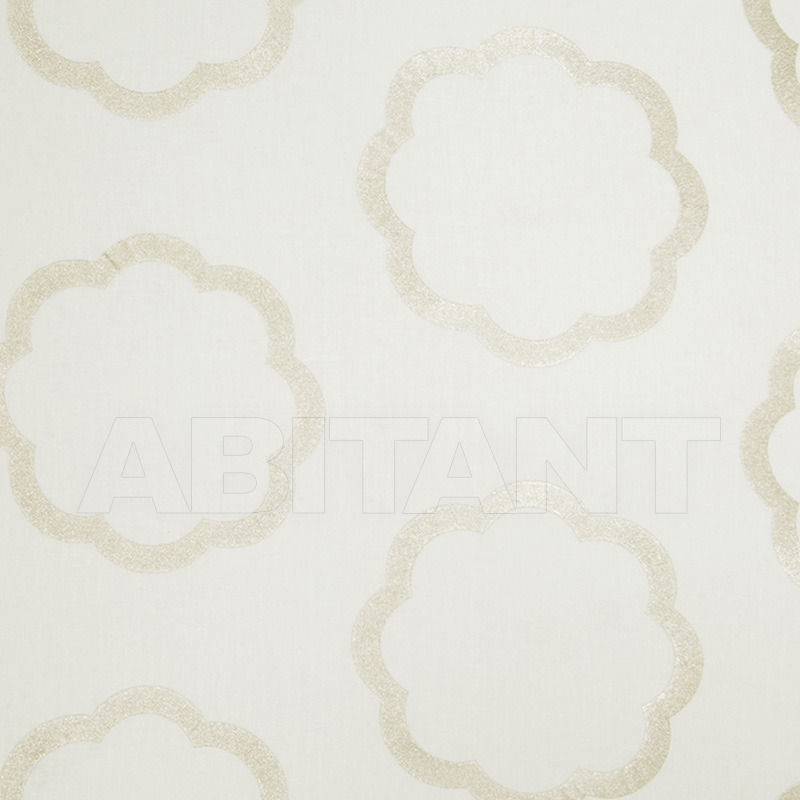 Купить Портьерная, обивочная ткань Brassica Cloud Ivory Fabricut Nuances Linen & Cotton 3712503
