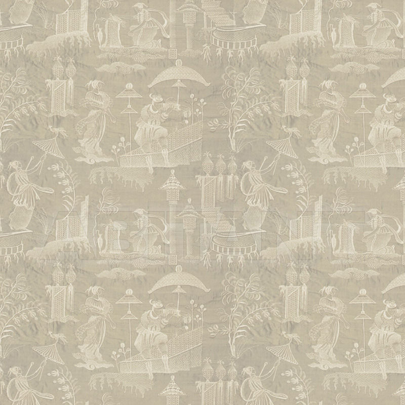 Купить Интерьерная ткань Cuthbert Toile Platinum Fabricut Silk Nuances 0286401