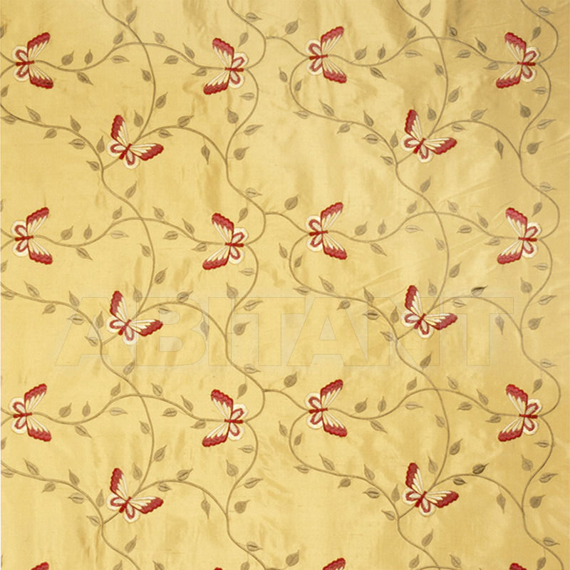 Купить Портьерная, обивочная ткань Mayer Saffron Fabricut Silk Nuances 3839801