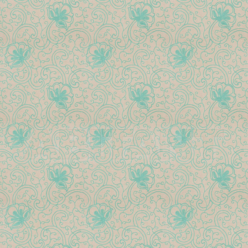 Купить Портьерная, обивочная ткань Ezana Crewel Turquoise Fabricut Vignettes Vol. XIII (7 Books) 5105602