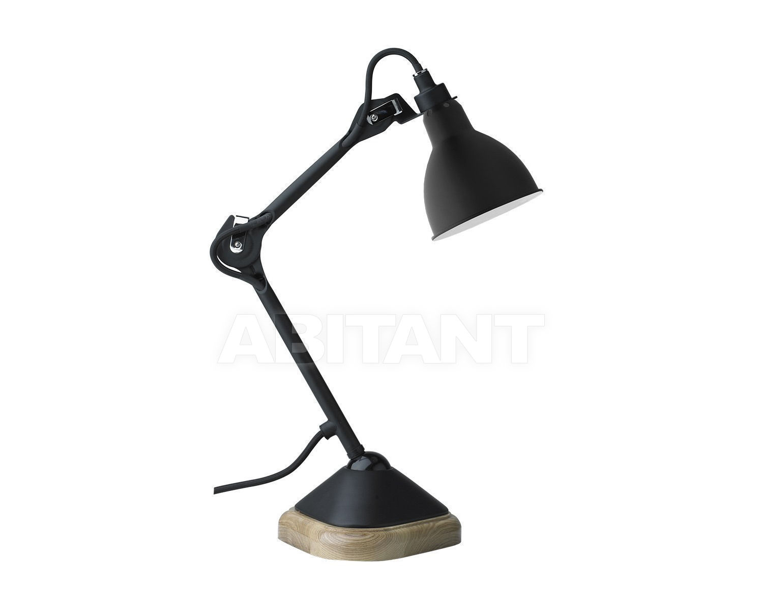 Купить Лампа настольная La Lampe Gras by DCW éditions GRAS LAMPS 207 BL-SAT ROUND