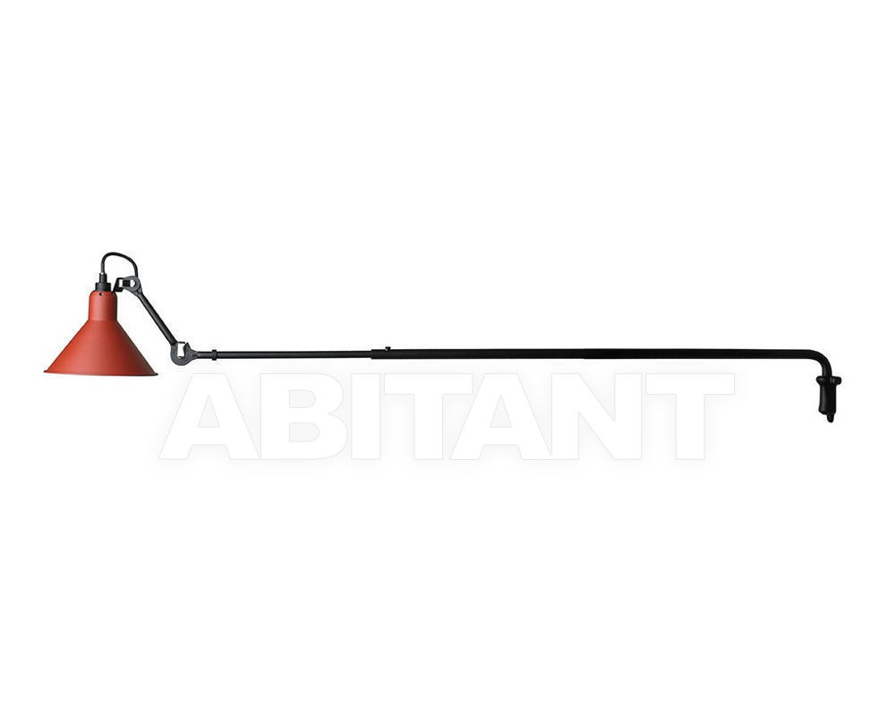Купить Светильник настенный La Lampe Gras by DCW éditions GRAS LAMPS 213 BL-RED
