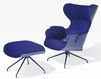 Кресло для кабинета LOUNGER B.D (Barcelona Design) ARMCHAIRS LOUNGER Armchair Swivel structure 1 Лофт / Фьюжн / Винтаж / Ретро