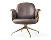 Кресло для кабинета LOW LOUNGER B.D (Barcelona Design) ARMCHAIRS LOW LOUNGER Swivel structure 2 Лофт / Фьюжн / Винтаж / Ретро