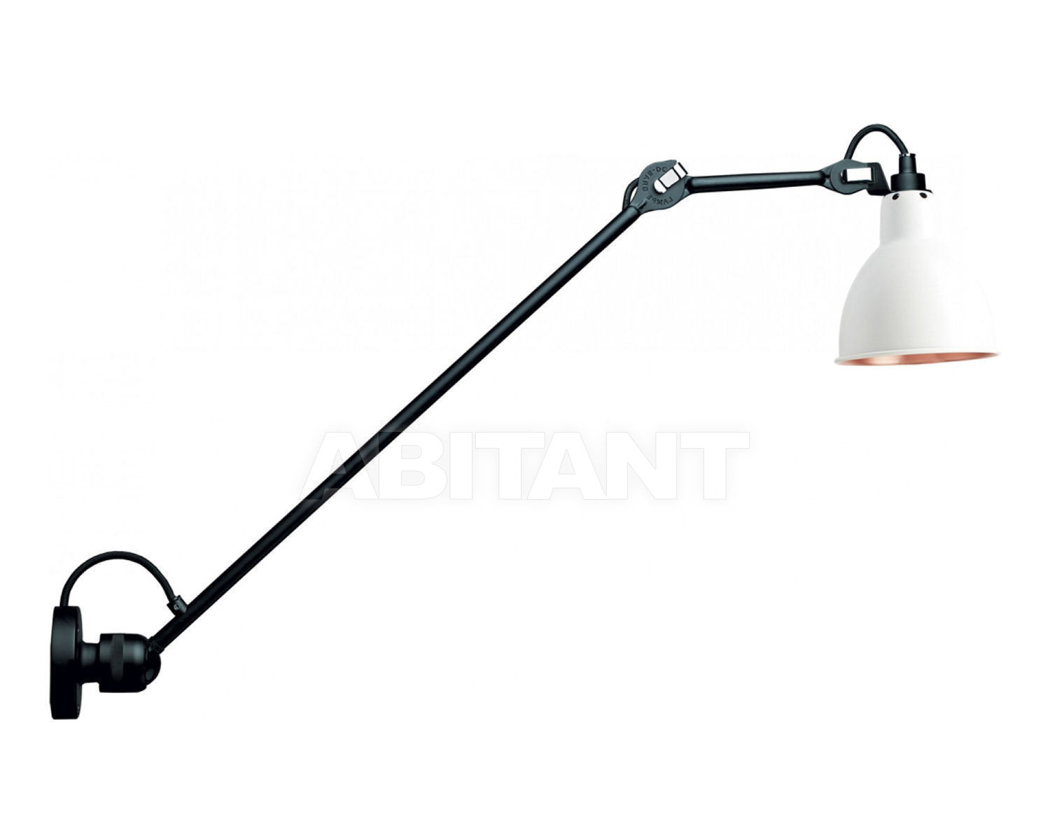 Купить Светильник настенный La Lampe Gras by DCW éditions GRAS LAMPS 304 L 60 BL-COP-WH