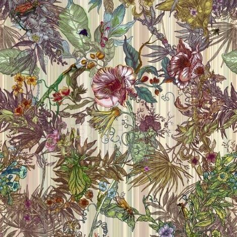 Купить Флизелиновые обои OPERA BOTANICA Timorous beasties Darwin wallpaper collection SWP/OPB/IVY/01