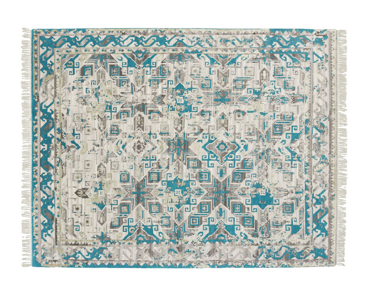 Купить Ковер современный traces de kasak СС-tapis traces de memoire TC.EKZ light petrol