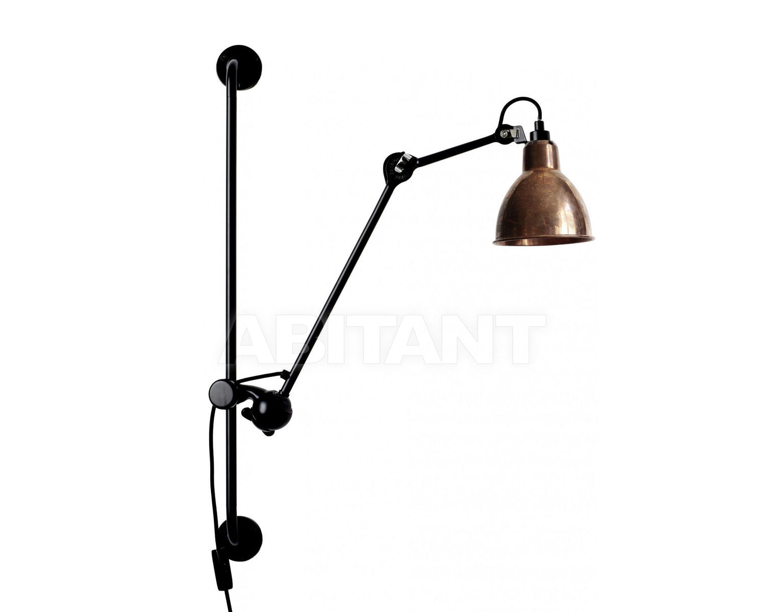 Купить Светильник настенный La Lampe Gras by DCW éditions GRAS LAMPS 210 BL-COP-RAW-WH